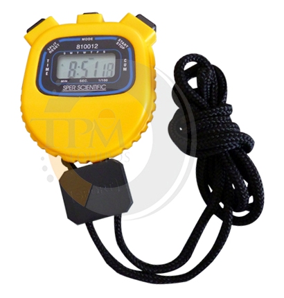 🔥 Cronómetro de metal con reloj, alcanza 1/100 segundos, alarma y  temporizador