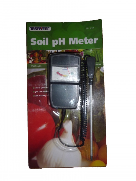 Medidor de pH y humedad del suelo, electrodo largo de 11.61 pulgadas