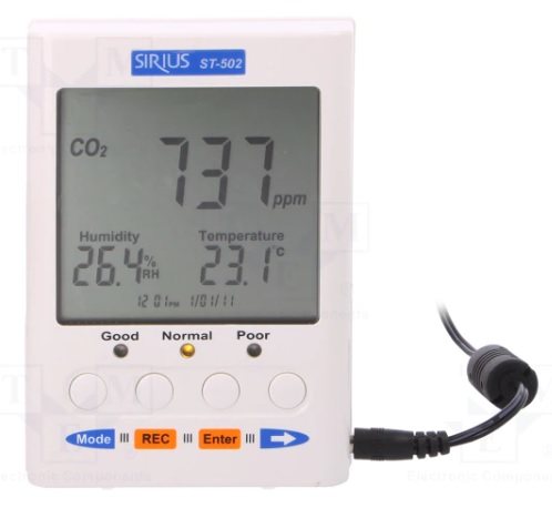 Medidor CO2, temperatura y humedad ST802 - Descatalogados - La