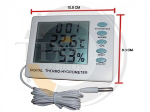 AMT109 Thermo-Higrometro con memoria